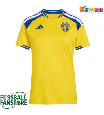 Schweden Replik Heimtrikot Damen WM 2026 Kurzarm